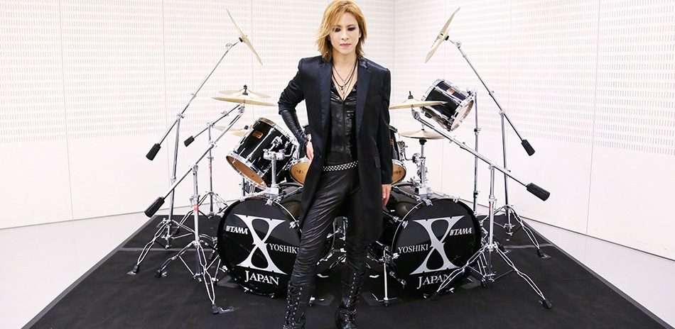 YOSHIKI(X JAPAN）震災から5年 愛用ドラムセット・チャリティー